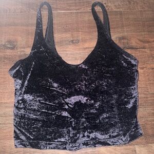 Lululemon Velvet Align Tank Top - Black, Size 4